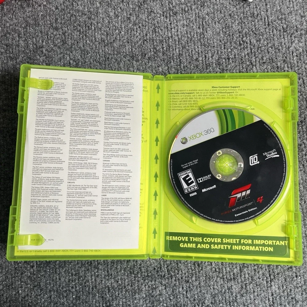 Forza Motorsport 4 Xbox 360 Microsoft Studios Good Condition Working Tested!